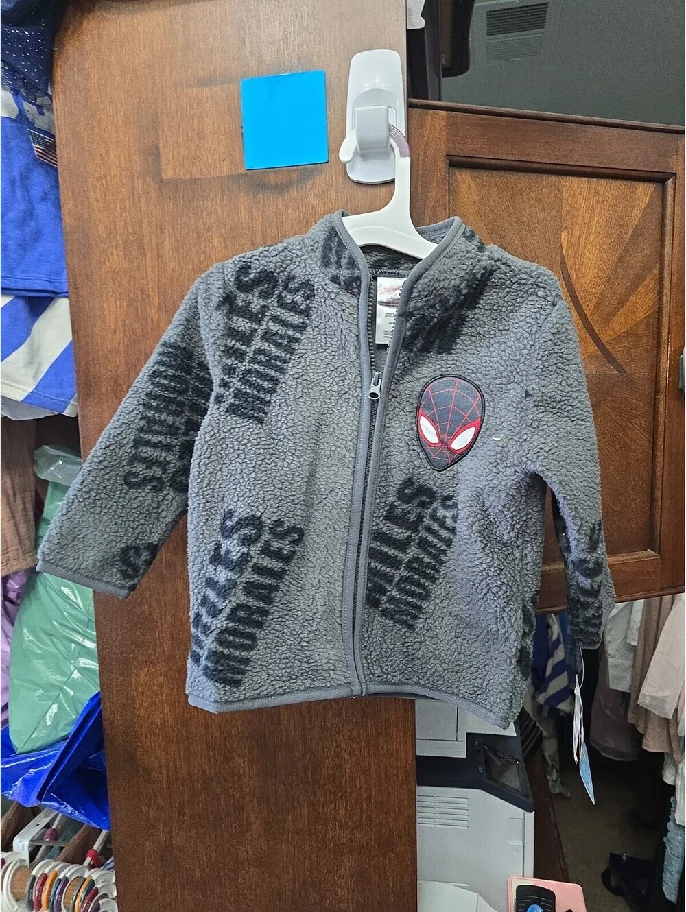 2t brand new spider man fleece jacket item, 116G2